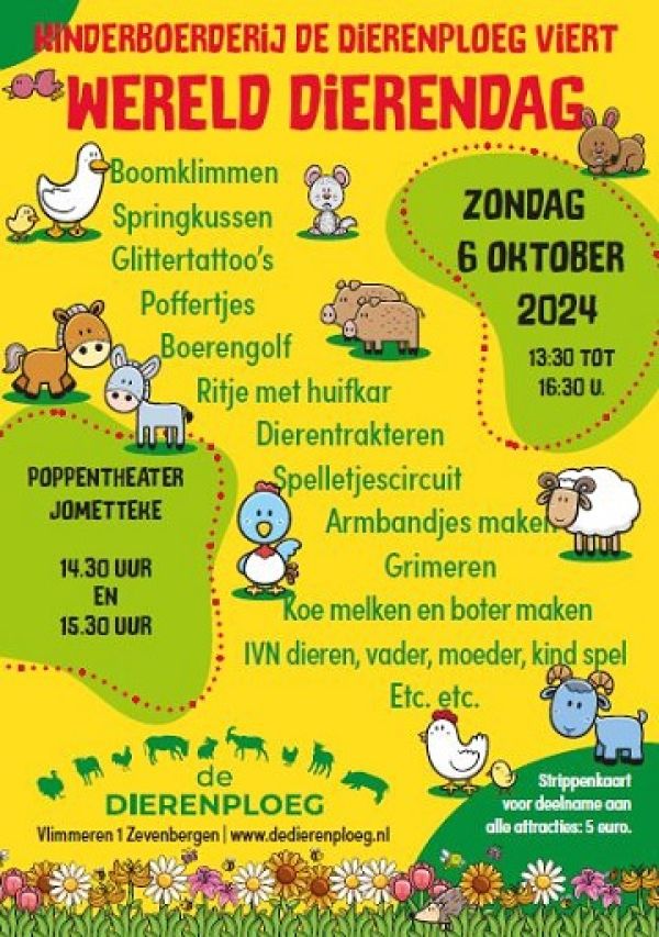 poster werelddierendag 2024